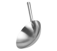 OKUMEYR Wok En Acier Inoxydable Marmite Wok Extérieur à Gaz Acier Induction Poêle Poêles à En à Usage Intensif De Friture Poêle En Au Carbone Fond Rond Asie