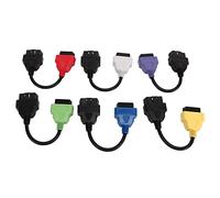 Okuyonic 6 Pièces Multi Scan OBDII ECU, Câble d'outil d'analyse ECU Adaptateur Diagnostic Cable Fit for Fiat ECUScan Multi Scan