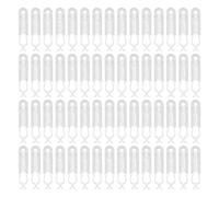 Okuyonic Clips de lumière de Noël sur Le Toit, 60 pcs décoration de Sapin de Noël Souple et Flexible Clips de lumière de Noël étanches Installation Facile pour gouttières Standard(Blanche)