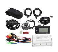 Okuyonic Contrôleur 24V 36V 48V 17A, kit de Conversion de Scooter de vélo électrique pièce de Rechange 8 capteur d'assistance de Puissance Facile à Utiliser 130x accélérateur au Pouce pour Moteur