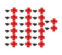 Okuyonic Mangeoire à tétines pour Poulet, Filetage mâle G1/8 Installation Flexible pour éviter Les fuites 20 tétines automatiques pour Poules pour Ferme avicole