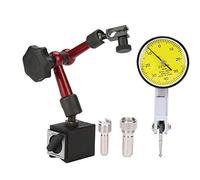 Okuyonic Support de Base Magnétique avec Jauge de Cadran, Support de Mesure Magnétique Fixée à n'importe Quel Angle pour Mesure de