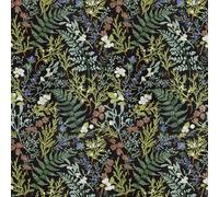 Okydoky L93192-2 - Papier peint à décoller et à coller, papier peint floral, 43,9 x 200 cm, papier peint autocollant à motif floral vert, décoration d'intérieur pour salle de bain, cuisine, armoire