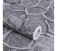 Okydoky Rouleau de papier peint autocollant texturé amovible à décoller et à coller, 45 x 600 cm, décoration d'intérieur pour chambre, cuisine, armoire murale n°101-6