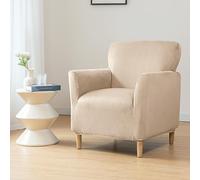 OKYUK Housse de Fauteuil de Banquet de Luxe en Velours avec accoudoirs, Extensible, Housse de Fauteuil pour Salon, Housse de Fauteuil Souple, antidérapante, adaptée aux Animaux domestiques