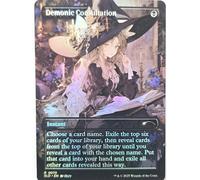 OL Feuille de consultation démoniaque #01 - Art personnalisé alternatif instantané MTG