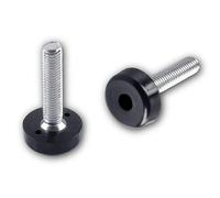 OL Vis de nivellement du sol/plaque de réglage, plastique, avec boulon fileté acier/galvanisé M8x50 mm, 1 pièce