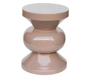 Ola-table basse d'appoint acier laqué vintage pink