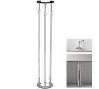 OLACD Pieds de support pour éviers de cuisine et de salle de bain, supports réglables en acier inoxydable 304, support de lavabo qui ne tombe jamais, matériel de stabilisation sécurisé pour lavabo