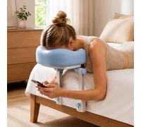 Olaeleay Appuie-tête de massage pour lit - Berceau de massage réglable à la maison qui transforme n'importe quel lit en une table confortable pour la maison, le spa, la relaxation en couple, les