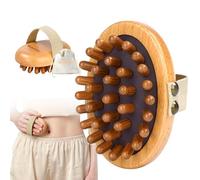 Olaemuo Outils de massage thérapeutique du bois pour la graisse du ventre, brosse de massage en bois pour enlever la cellulite, massage lymphatique de drainage cellulite pour façonner le corps, kit