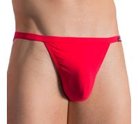 Olaf Benz Slip de Bain Tanga BLU 1200 Rouge Foncé Rouge L