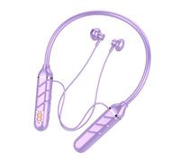 OLAF Casque Écouteurs Bluetooth 300mA Affichage de la batterie haute capacité Écouteurs sans fil Micro 9D Prise en charge du casque stéréo Cartes TF-Violet-BT22
