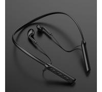OLAF Écouteurs Tour de Cou Écouteurs Sans Fil Bluetooth Écouteurs Avec Micro Mains Libres Bluetooth Casque Gamer Sport TWS Power Display-Black-no LED