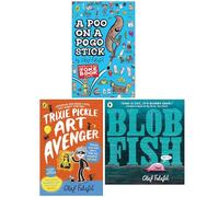 Olaf Falafel Collection 3 Books Set (A Poo on a Pogo Stick The Funniest Joke Book Ever, Trixie Pickle Art Avenger & Blobfish)