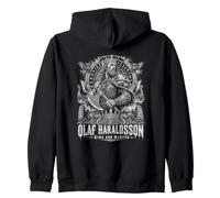 Olaf Haraldsson, Roi et Martyr, Viking Nordique Sweat à Capuche