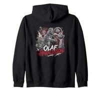 Olaf Haraldsson Viking King Norse Viking Guerrier Mythe Sweat à Capuche