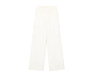 Olaf Hussein - Pantalon Cargo en Lin - Femme - Pantalons - Blanc - Taille: 42 FR