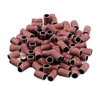 Olakin Lot de 100 manchons abrasifs de 180" - Capuchons abrasifs - Embout de ponceuse à ongles - Pour manucure, pédicure, soin des ongles, nail art