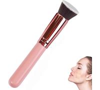 Olakin Pinceau Fond De Teint, Pinceau De Maquillage, Pinceau Contouring, Pour Maquillage Du Vi Liquide,Polis , Pointillé, Anticernes, Poils Denses, Fibre Synthétique(Rose)