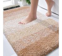 OLANLY Tapis de Salle de Bain 91,4 x 61 cm en Microfibre Extra Douce et absorbante, Revers en Caoutchouc, séchage Rapide, Lavable en Machine, pour Sol de Salle de Bain, Baignoire, Douche et