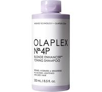 Olaplex N°4P Blonde Enhancer Toning Shampoo Shampoing Tonifiant Cheveux Blonds Décolorés Gris 250ml