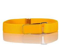 Olata Ceinture Élastique Extensible pour Enfants - Réglable avec Fermeture Auto-Aggripante, Idéale pour les 0-15 Ans. Jaune (1-6 ans)