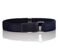 Olata Ceinture Élastique Extensible pour Enfants - Réglable avec Fermeture Auto-Aggripante, Idéale pour les 0-15 Ans. Bleu Marine (0-2 ans)