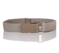 Olata Ceinture Élastique Extensible pour Enfants - Réglable avec Fermeture Auto-Aggripante, Idéale pour les 0-15 Ans. Gris (1-6 ans)