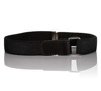 Olata Ceinture Élastique Extensible pour Enfants - Réglable avec Fermeture Auto-Aggripante, Idéale pour les 0-15 Ans. Noir (0-2 ans)