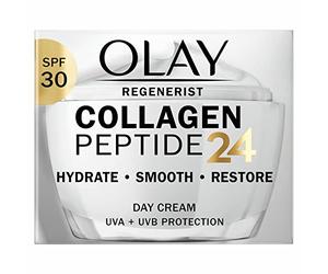 Olay Collagen Peptide24 Crème de jour pour le visage avec peptide de collagène et vitamine B3 + SPF 30 50 ml