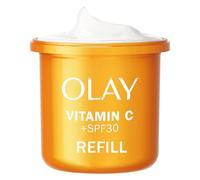 Olay Crème De Jour Hydratante Visage À La Vitamine C SPF 30 Recharge, Soin Avec Niacinamide Pure À 99%. Soin Éclat : Action Anti-Taches Brunes, Unifie, Hydrate. Non Grasse, Non Collante. 50ml