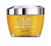 Olay Gel Cream AntiManchas Vitamine C + AHA24, avec vitamine C, AHA et niacinamide pour un teint lumineux et uniforme, 50 ml