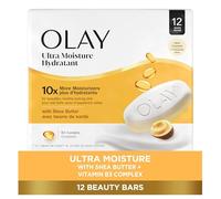 Olay Lot de 12 barres de beauté, ultra hydratantes, après-shampooings nourrissants, lisses et doux pour la peau, complexe de vitamine B3, pour tous les types de peau, parfum beurre de karité, 90,9 g