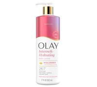 Olay Lotion Corps Nourrissante et Hydratante pour Femmes avec Acide Hyaluronique, Hydratation Continue, Complexe de Vitamine E et Vitamine B3, Formule Rapid 400 ml (lot de 1)