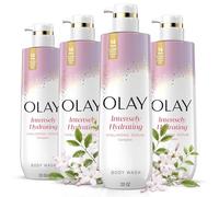 Olay Nettoyant pour le Corps pour Femmes, Intensément Hydratant, Complexe Sérum d'Acide Hyaluronique, Renouvelle l'Hydratation, Sans Parabènes et Phtalates, Technologie Vitamine B3 Lamelles, Pour Tous