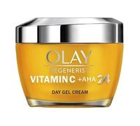 Olay AHA24 + Vitamine C Gel Crème de jour avec vitamine C, AHA et niacinamide pour une peau éclatante et uniforme 50 ml