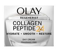Olay Regenerist Crème de 24 jours au peptide de collagène sans parfum, révèle une peau forte et éclatante en 14 jours