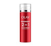 Olay Regenerist Crème de Jour & Sérum. 2en1 Anti-rides + Raffermissante avec Niacinamide et Peptides. Renouvelle, raffermit, hydrate. Texture légère 50ml