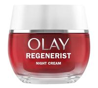 Olay Regenerist Crème de Nuit Visage, Soin Anti-Rides + Raffermissant avec Niacinamide et Peptides Anti-Âge, Raffermit, Répare et Hydrate, Sans Parfum 50ml