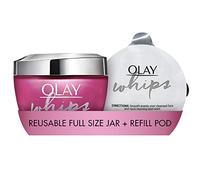 Olay Regenerist Whips 1st Ever Hydratant léger rechargeable Édition limitée 100 ml Réduit les déchets plastiques de 94%. Chaque lot fait don de 5 £ à Young Women's Trust