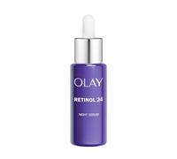 Olay Sérum visage au rétinol, sérum 24 nuits avec complexe rétinoïde + vitamine B3, sérum visage anti-âge raffermissant, renforce et raffermit la peau, réduit visiblement les rides et ridules, sans pa