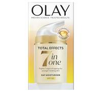 Olay Total Effects Crème hydratante quotidienne 7 en 1 pour femme avec SPF 30, 50 ml, crème de jour avec vitamine E, B3 et B5 pour soin et protection de la peau, crème visage pour femme (l'emballage