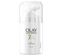 Olay Total Effects Crème hydratante quotidienne 7 en 1 pour femme avec SPF 30, 50 ml, crème de jour avec vitamine E, B3 et B5 pour soin et protection de la peau, crème visage pour femme (l'emballage