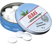 OLBAS Comprimés à sucer en cas de toux et d'enrouement, 50 g de comprimés