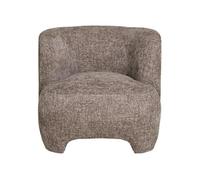 Olbia - fauteuil - en tissu texturé - Taupe