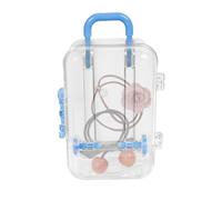 OLCANA Boîte cadeau valise | Boîte cadeau transparente pour bagages - Boîte de fête type valise pour anniversaire, mariage, anniversaire, décoration de la maison ancienne, boîte d'emballage