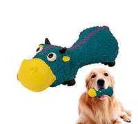 OLCANA Jouet couineur pour chien, jouet interactif en forme d'animal, mignon chausson qui ne bouloche pas, avec couineur doux, jouet à mâcher pour chiot à dentition