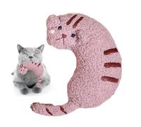 OLCANA Jouets couineurs remplis - Jouet couineur en forme de chat - Accessoire de divertissement pour chats et chiens - Pour la maison, les excursions, le camping, les refuges, l'animalerie