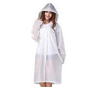 OLCANA Ponchos Poncho de pluie portable et léger au format de poche | Poncho de pluie pour adultes pour le camping, la randonnée, les voyages, poncho de pluie transparent pour adultes, familles,